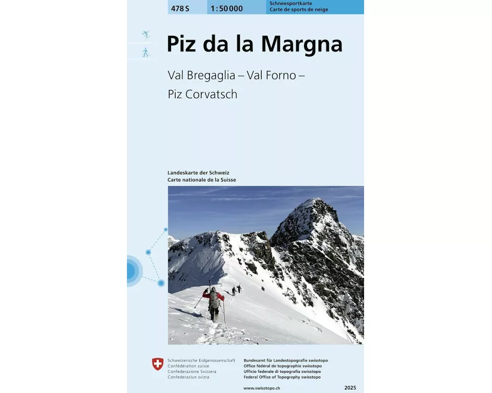 478S Piz da la Margna Schneesportkarte