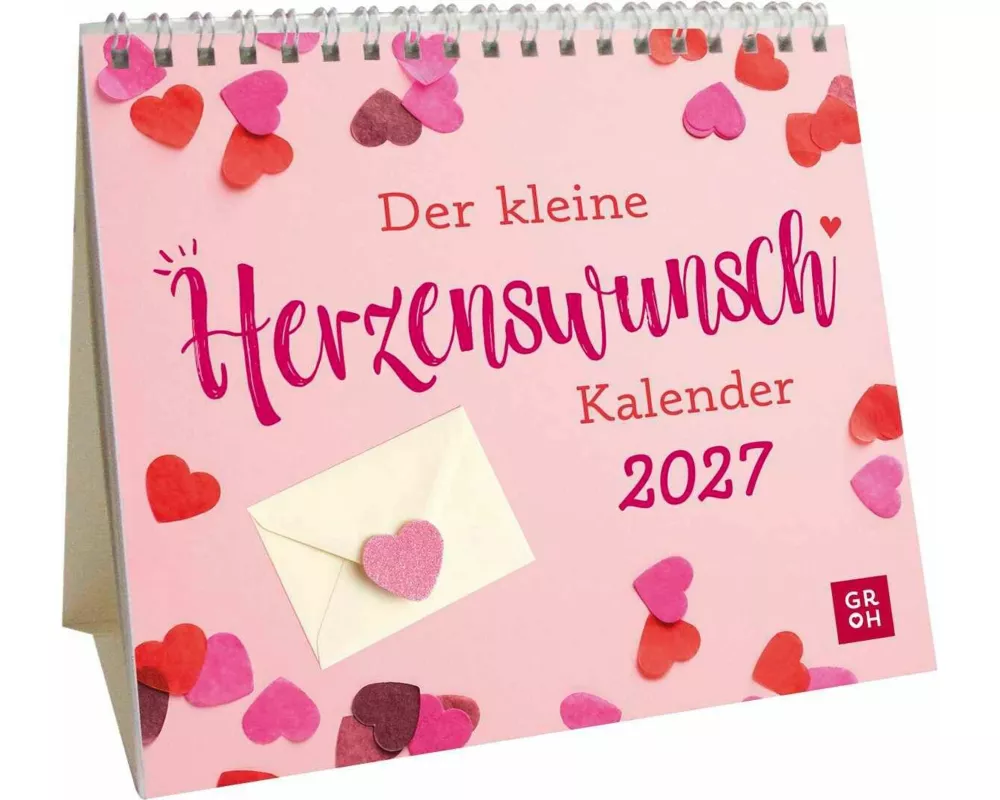 Mini-Kalender 2027: Der kleine Herzenswunschkalender