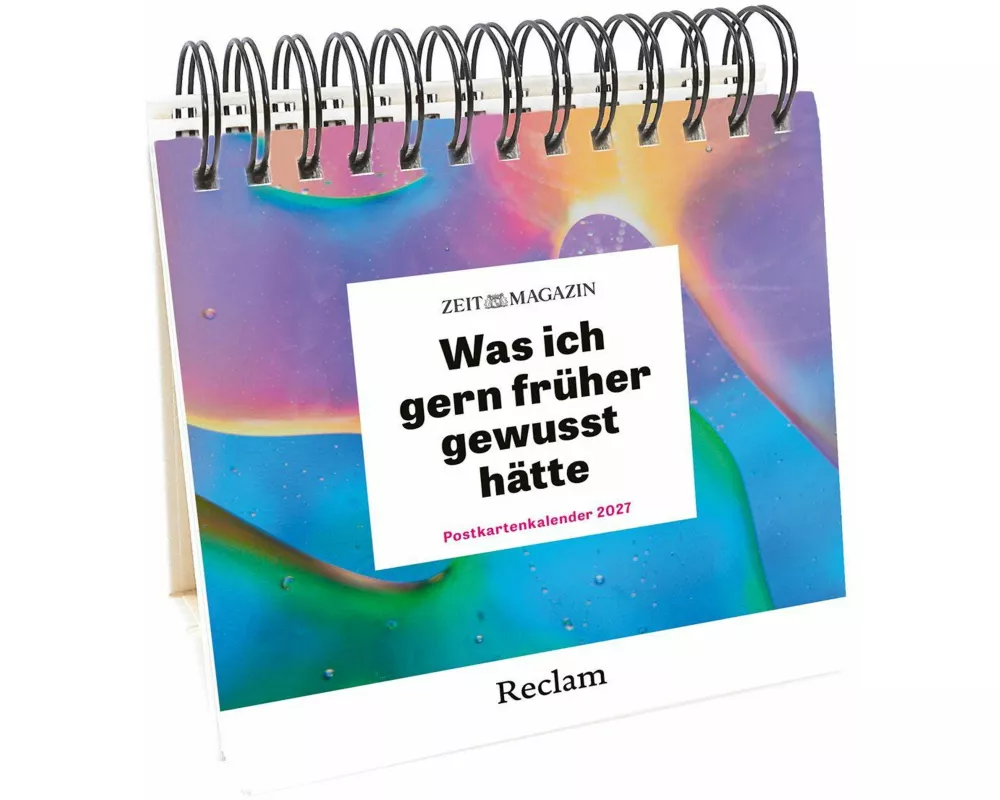 Was ich gern früher gewusst hätte. Postkartenkalender 2027