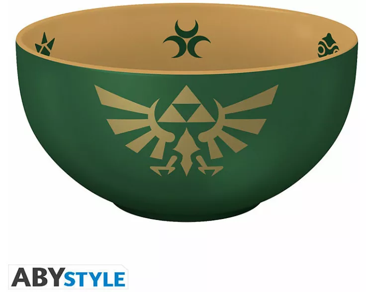 THE LEGEND OF ZELDA - Bowl - 600 ml -"Hylian Crest"-Cardboard box