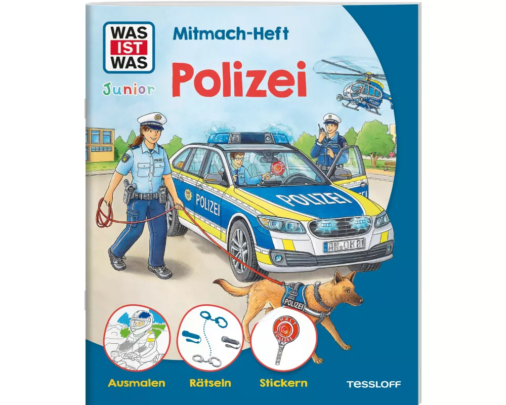 WAS IST WAS Junior Mitmach-Heft Polizei