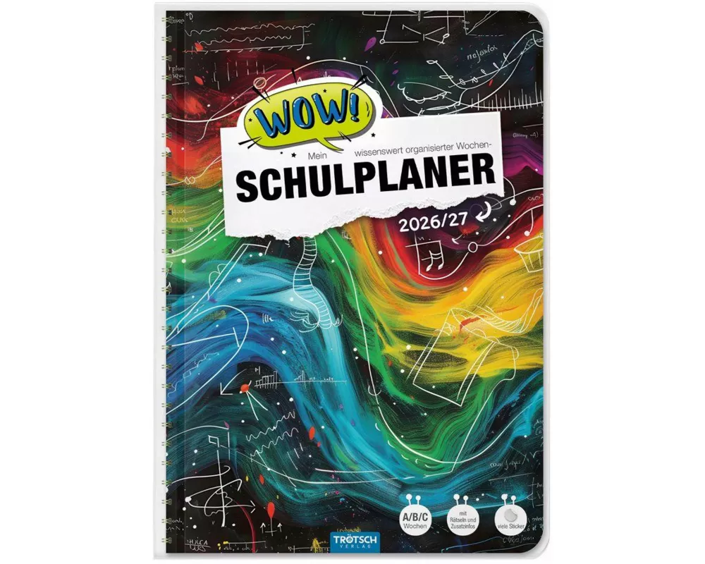 TRÖTSCH - Schulplaner WOW Waves 26/27