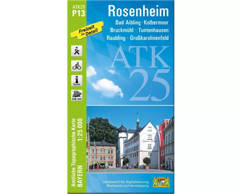 ATK25-P13 Rosenheim (Amtliche Topographische Karte 1:25000)