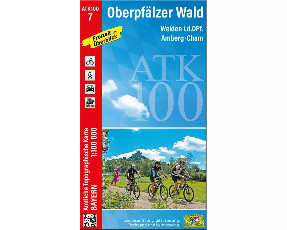 ATK100-7 Oberpfälzer Wald (Amtliche Topographische Karte 1:100000)