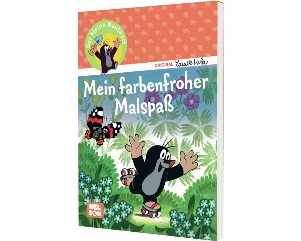 Der kleine Maulwurf: Mein farbenfroher Malspaß