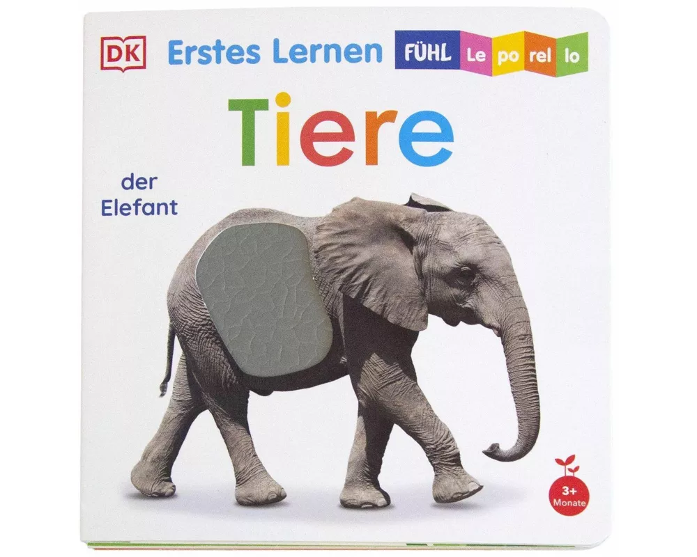 Erstes Lernen Fühl-Leporello. Tiere