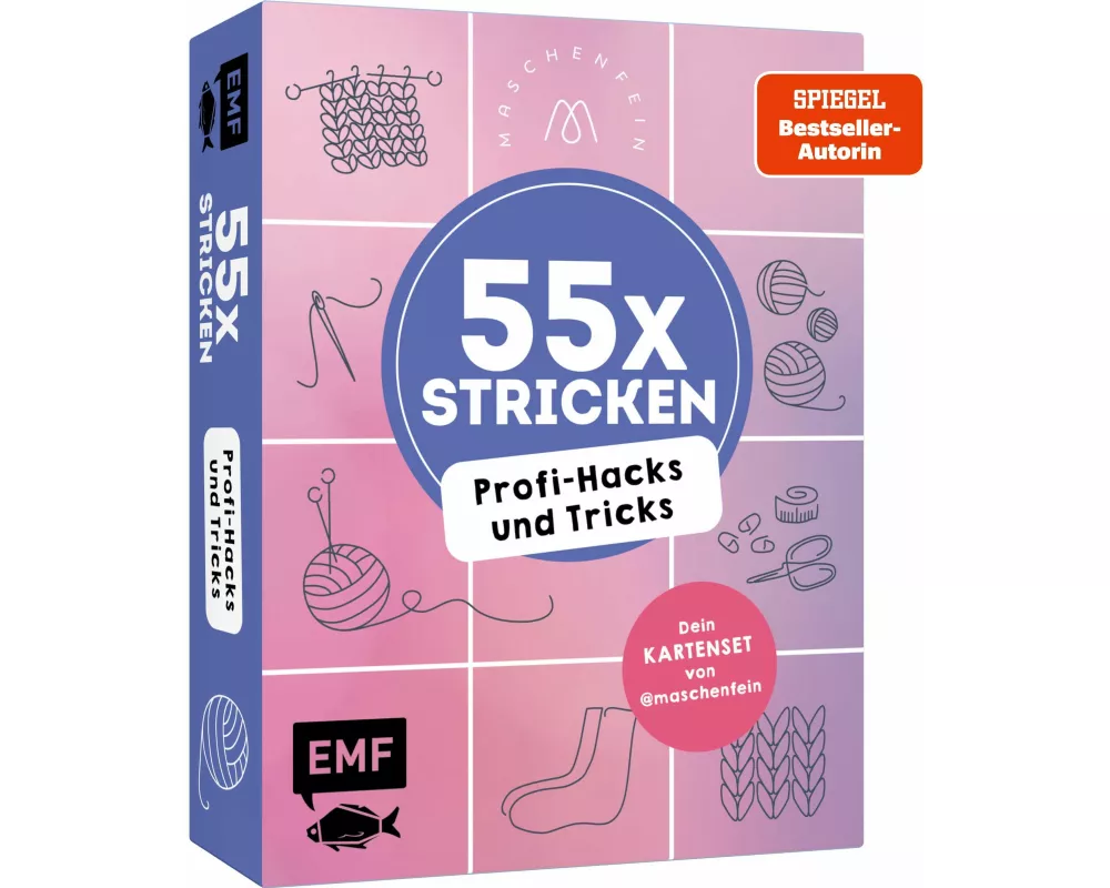 55 x stricken – Profi-Hacks und Tricks | Dein Kartenset von @maschenfein