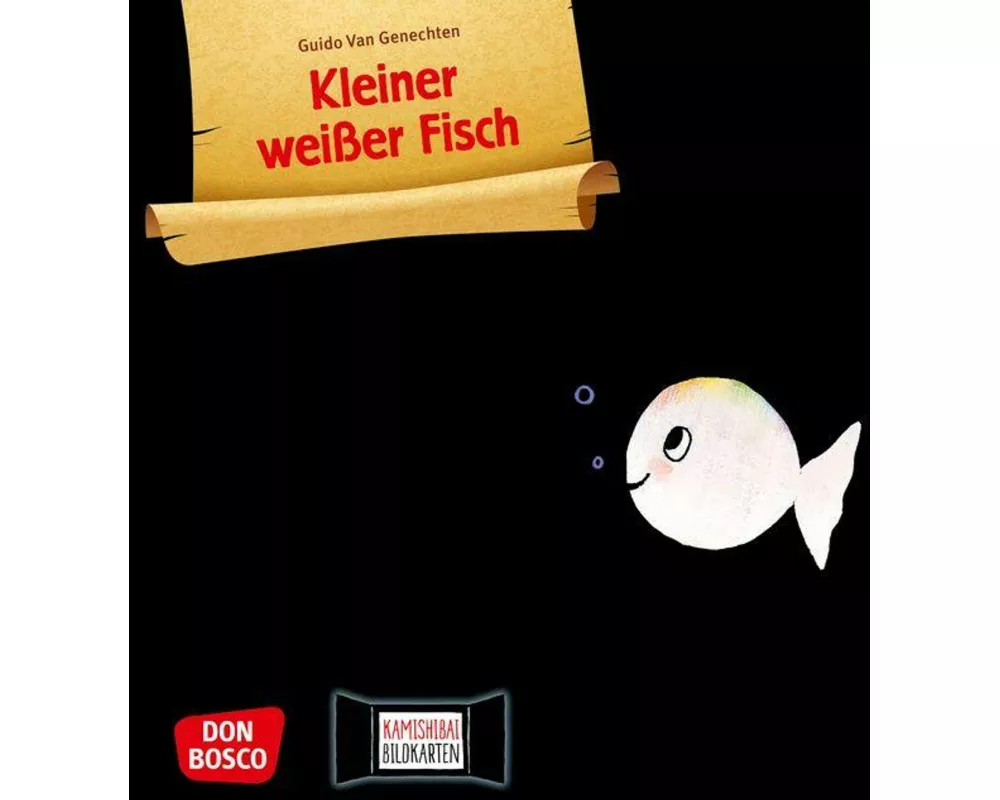 Kleiner weißer Fisch. Kamishibai Bildkartenset