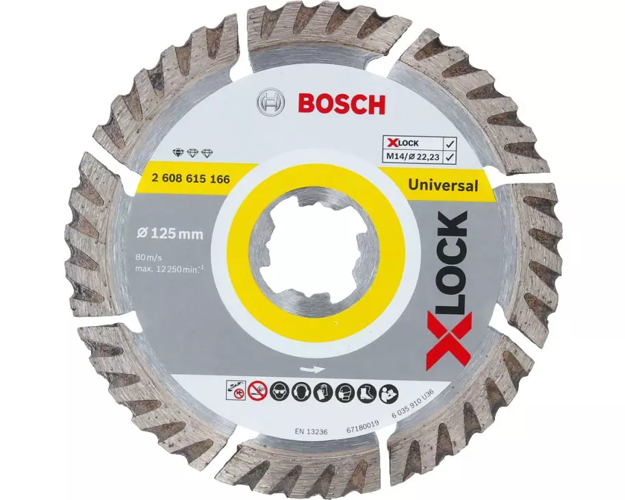 Bosch Professional Diamanttrennscheibe X-LOCK Standard Ø 125 mm