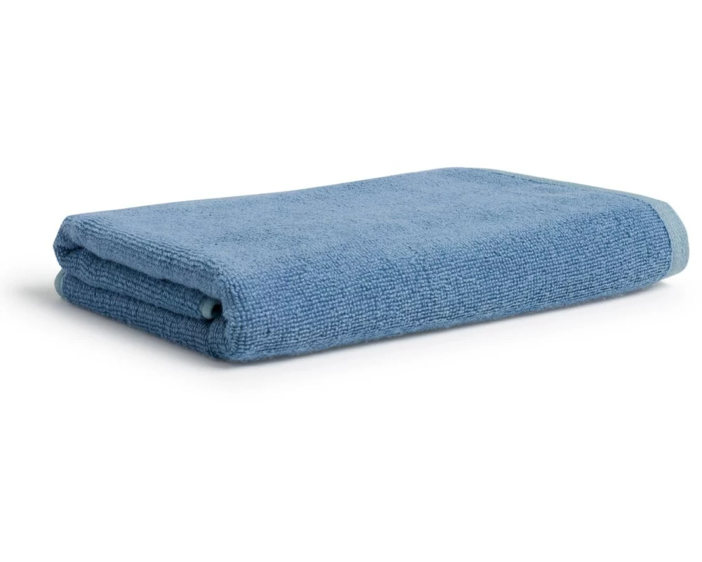 Möve Duschtuch Soft Silence Uni 67 x 140 cm, Smoke/Blau