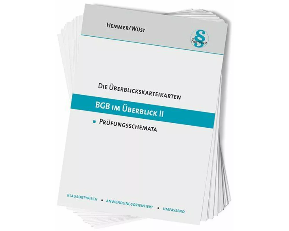 Die Überblickskarteikarten BGB im Überblick II - Nebengebiete