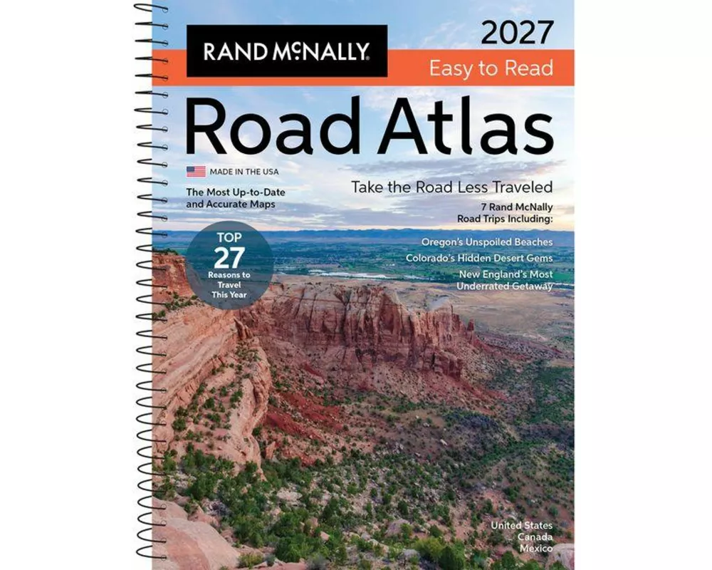 Rand McNally 2027 Easy to Read Midsize Road Atlas