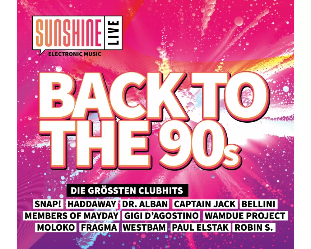 Sunshine Live-Back to the 90's (2CD)
