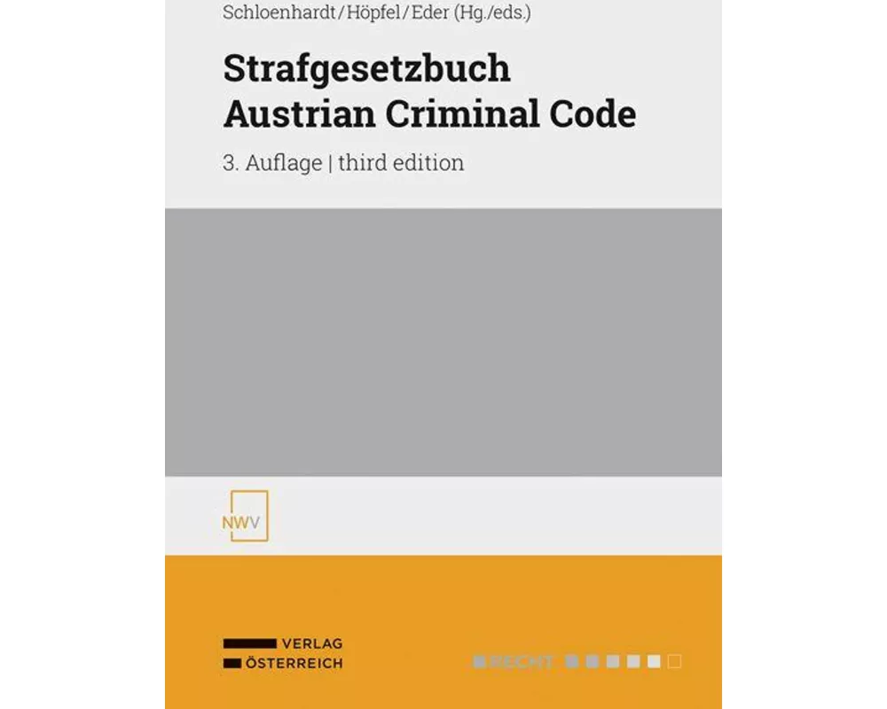 Strafgesetzbuch / Austrian Criminal Code