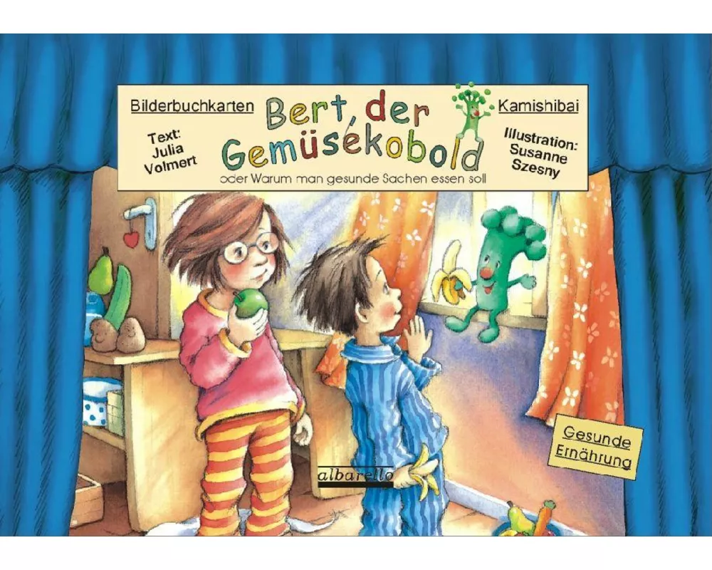 Kamishibai Bilderbuchkarten - Bert, der Gemüsekobold