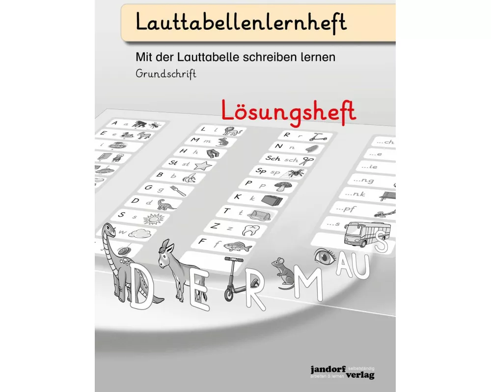 Lauttabellenlernheft (Grundschrift) (Lösungsheft)
