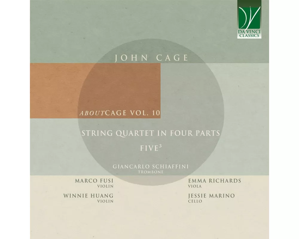 aboutCAGE Vol. 10: String Quartet in Four Parts,F