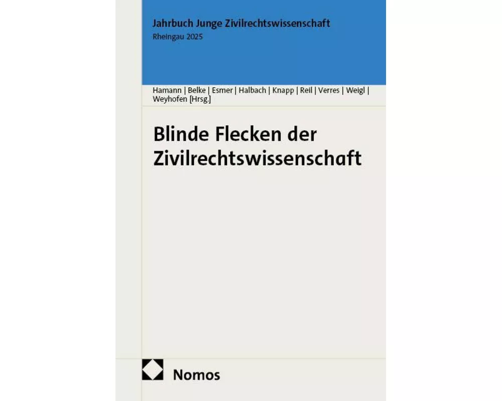 Blinde Flecken der Zivilrechtswissenschaft