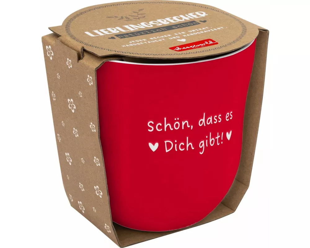 Lieblingsbecher "Schön, dass es Dich gibt!"