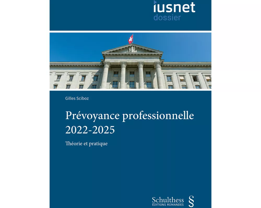 Prévoyance professionnelle 2022-2025