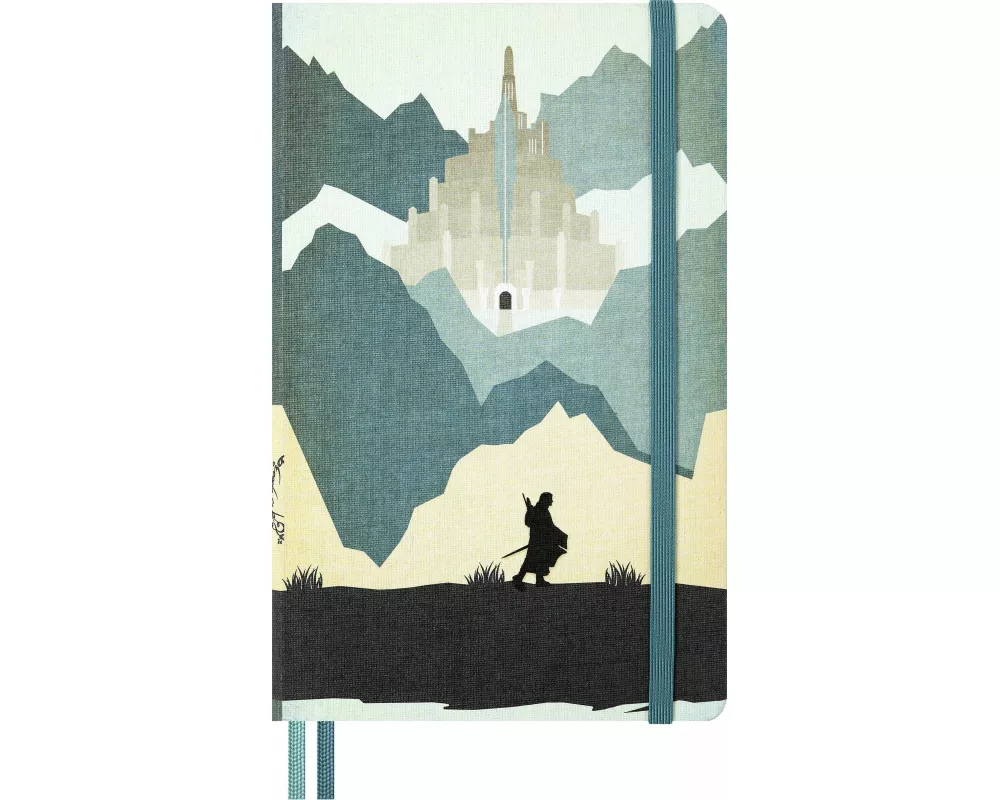 Moleskine Der Herr der Ringe Notizbuch Aragorn limitierte Ausgabe, L/A5, liniert, fester Einband