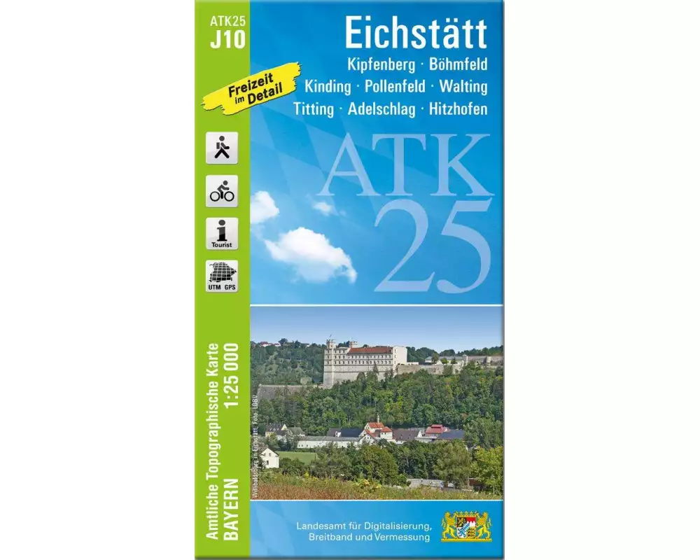 ATK25-J10 Eichstätt (Amtliche Topographische Karte 1:25000)