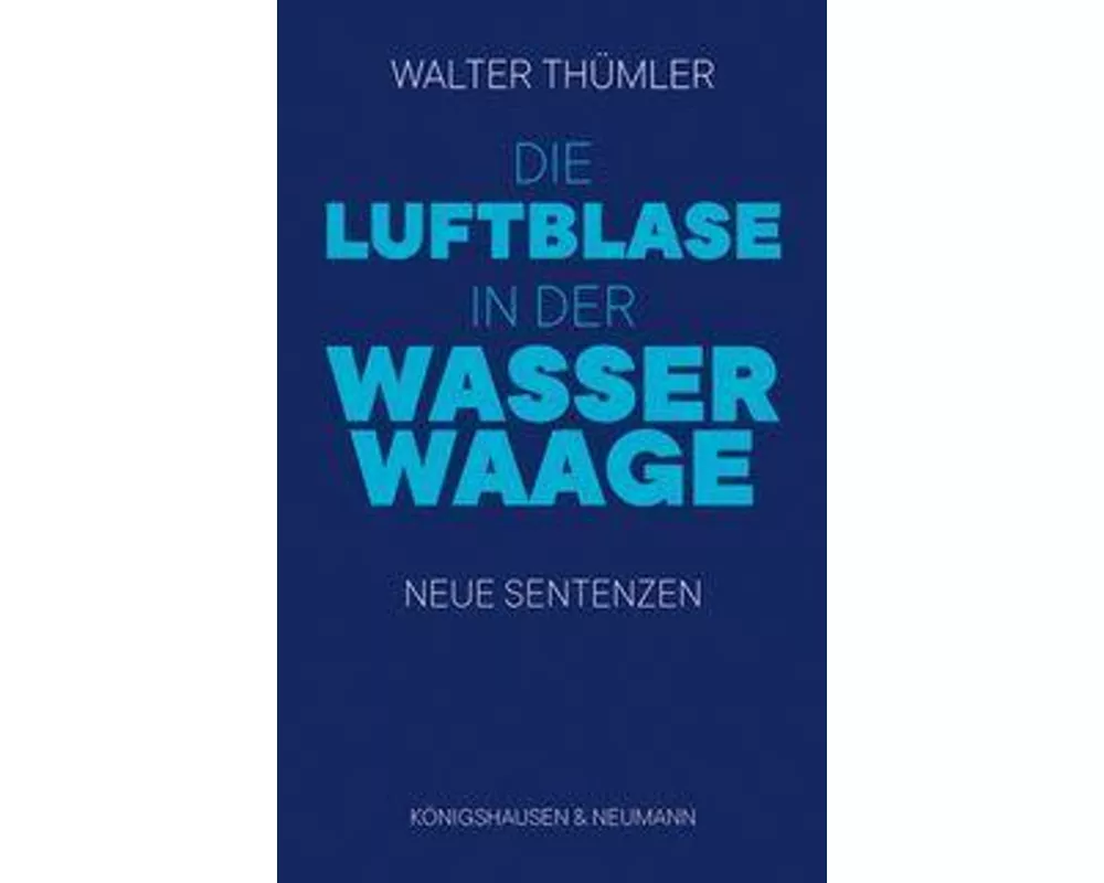 Die Luftblase in der Wasserwaage