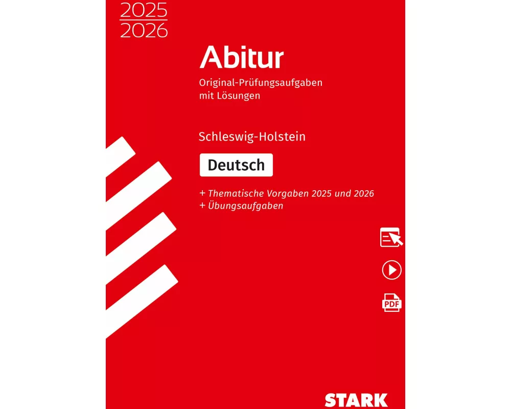 STARK Deutsch - Abitur 2025/2026 Schleswig-Holstein - Prüfungsvorbereitung