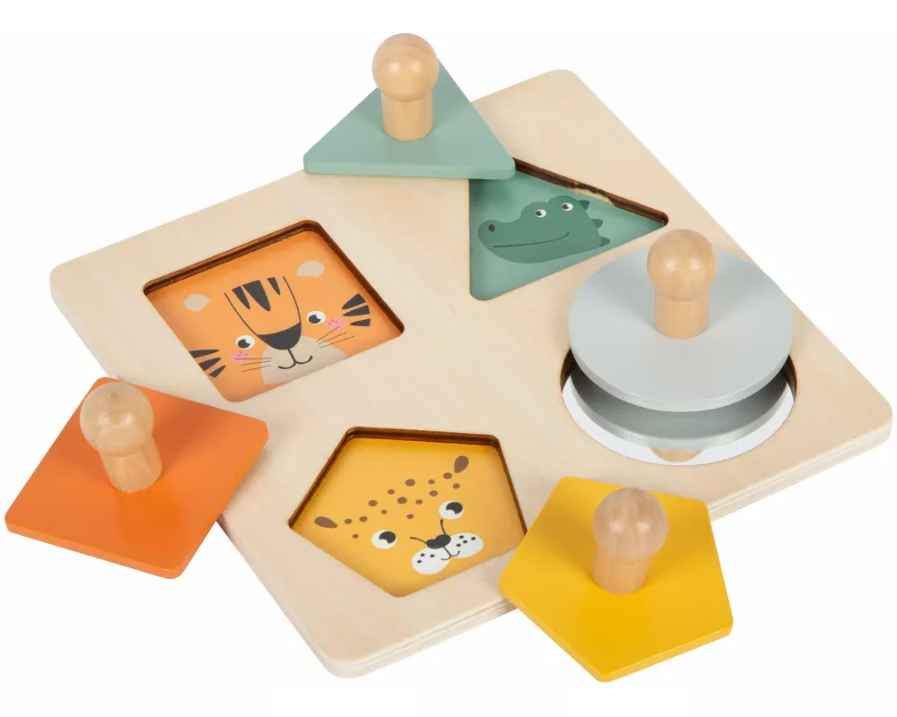 Montessori Setzpuzzle Formen und Motive