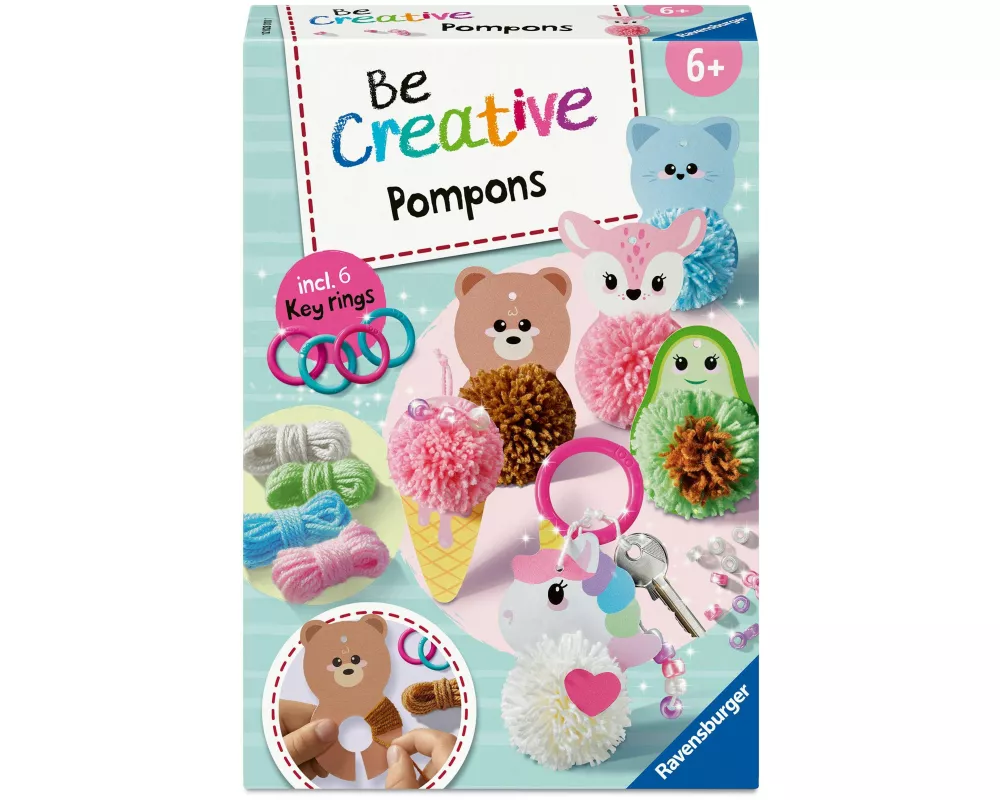 BeCreative Midi - Pompons Kawaii