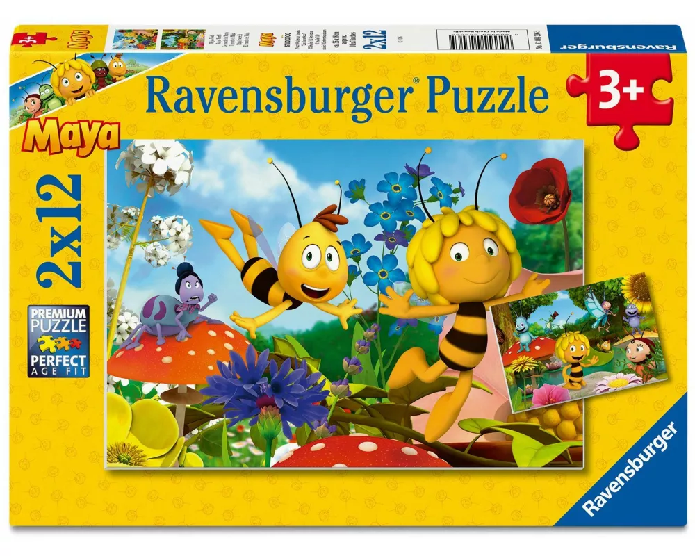 Kinderpuzzle 2x12 Teile - Majas Welt