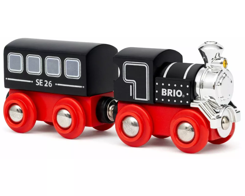 BRIO World - Sondereditionszug 2026 (Holz-Dampflok und Wagen) - Spielzeug-Zug in limitierter Edition - nur in 2026 erhältlich - Spielzeug ab 3 Jahren