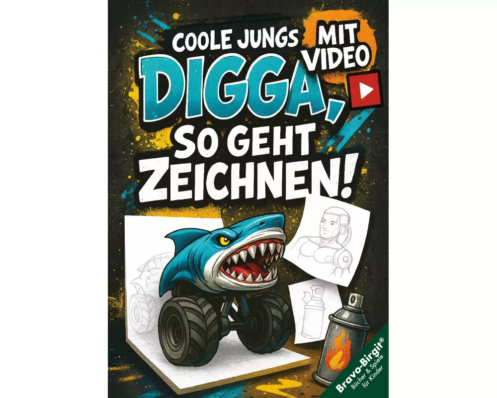 Zeichenbuch Digga Junge