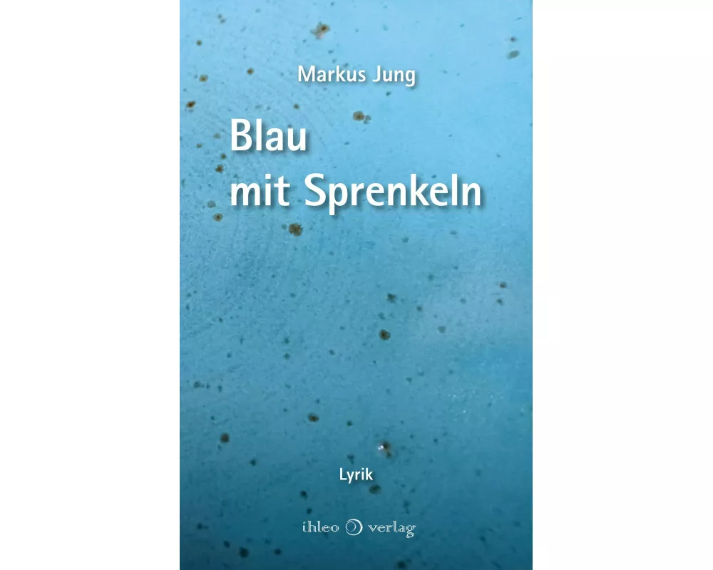 Blau mit Sprenkeln