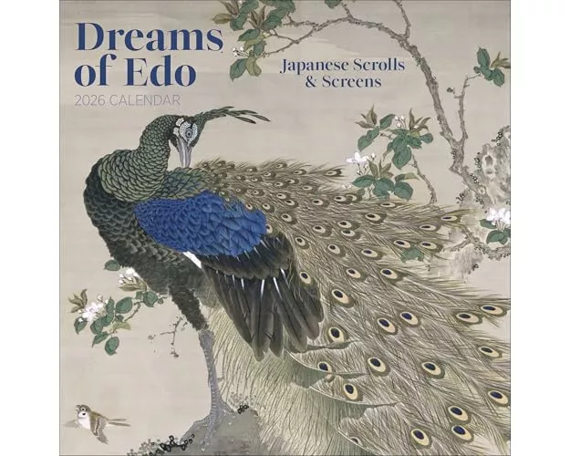 Dreams of Edo: Japanese Scrolls & Screens 2026 Wall Calendar