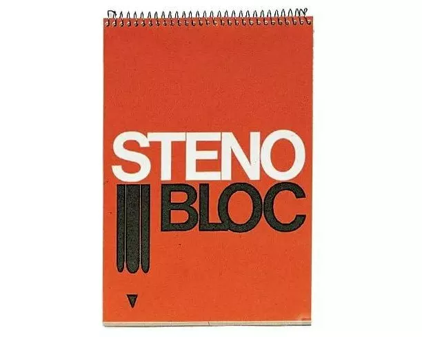 Büromaterial Notizblock Steno A5 Liniert, 1 Block