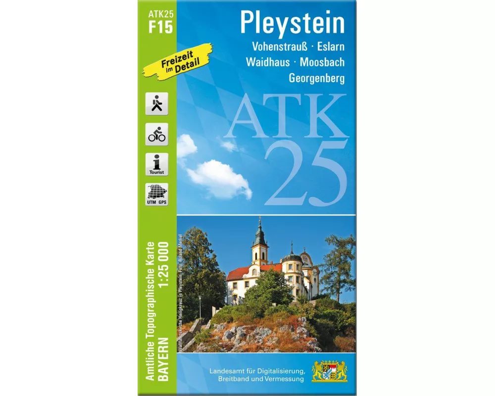 ATK25-F15 Pleystein (Amtliche Topographische Karte 1:25000)