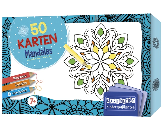 50 Karten zum Ausmalen - Mandalas