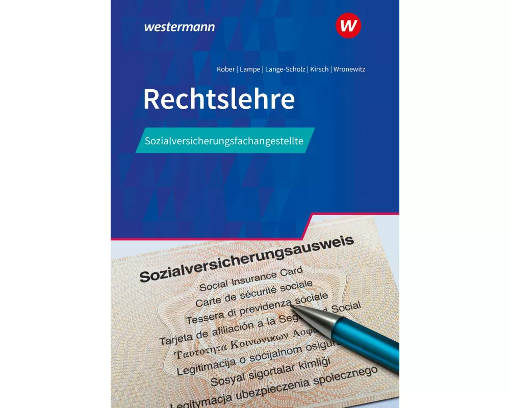 Rechtslehre für Sozialversicherungsfachangestellte