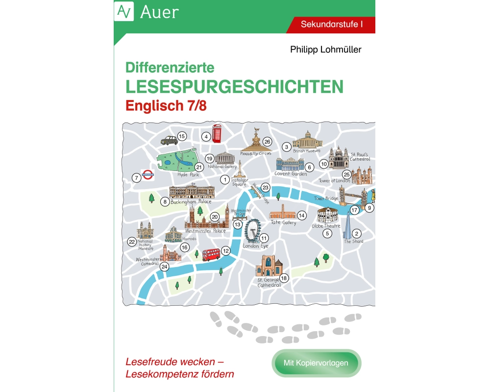 Differenzierte Lesespurgeschichten Englisch 7-8