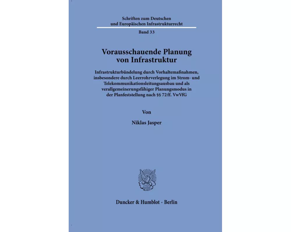 Vorausschauende Planung von Infrastruktur