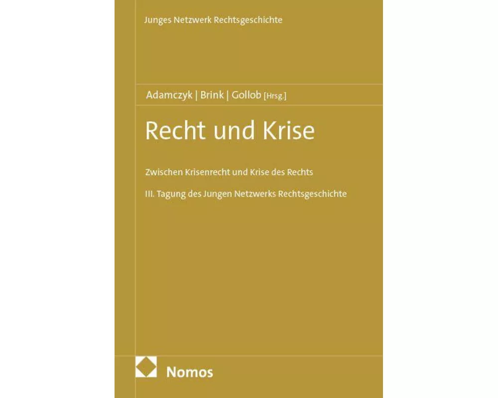 Recht und Krise