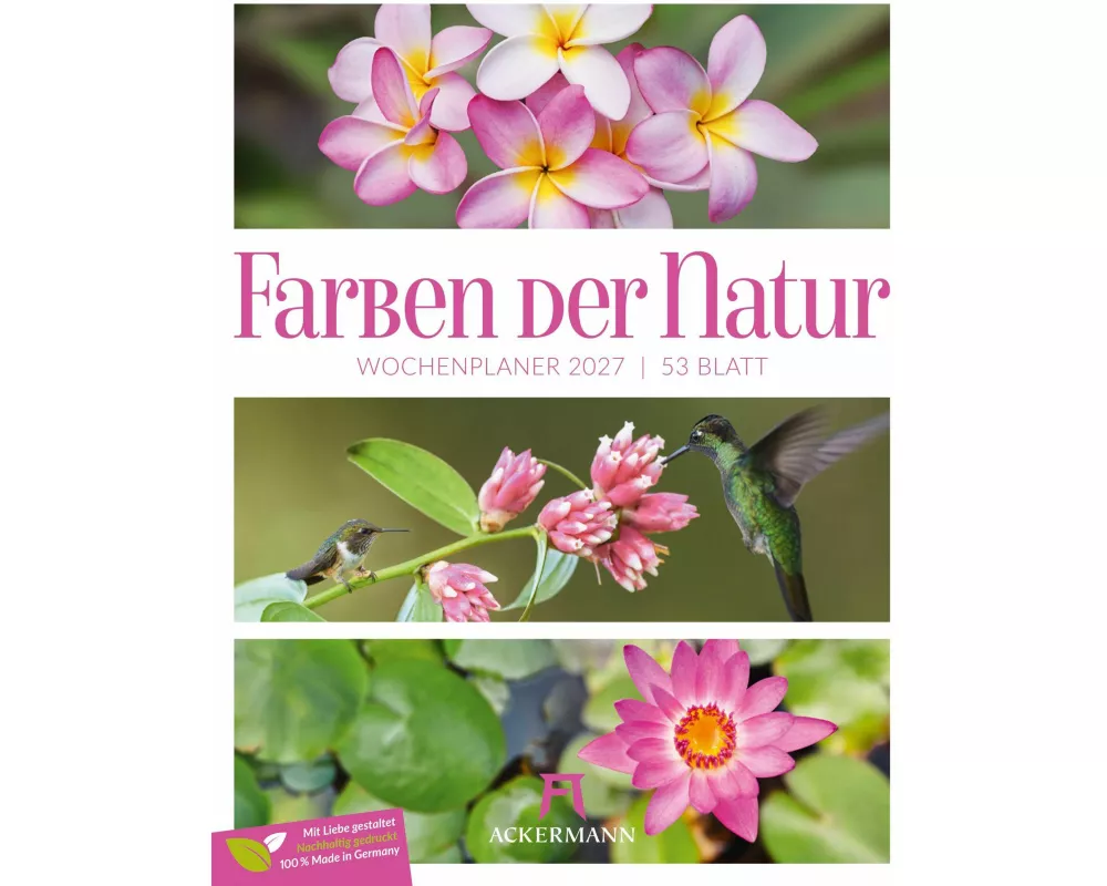 Farben der Natur Wochenplaner Kalender 2027