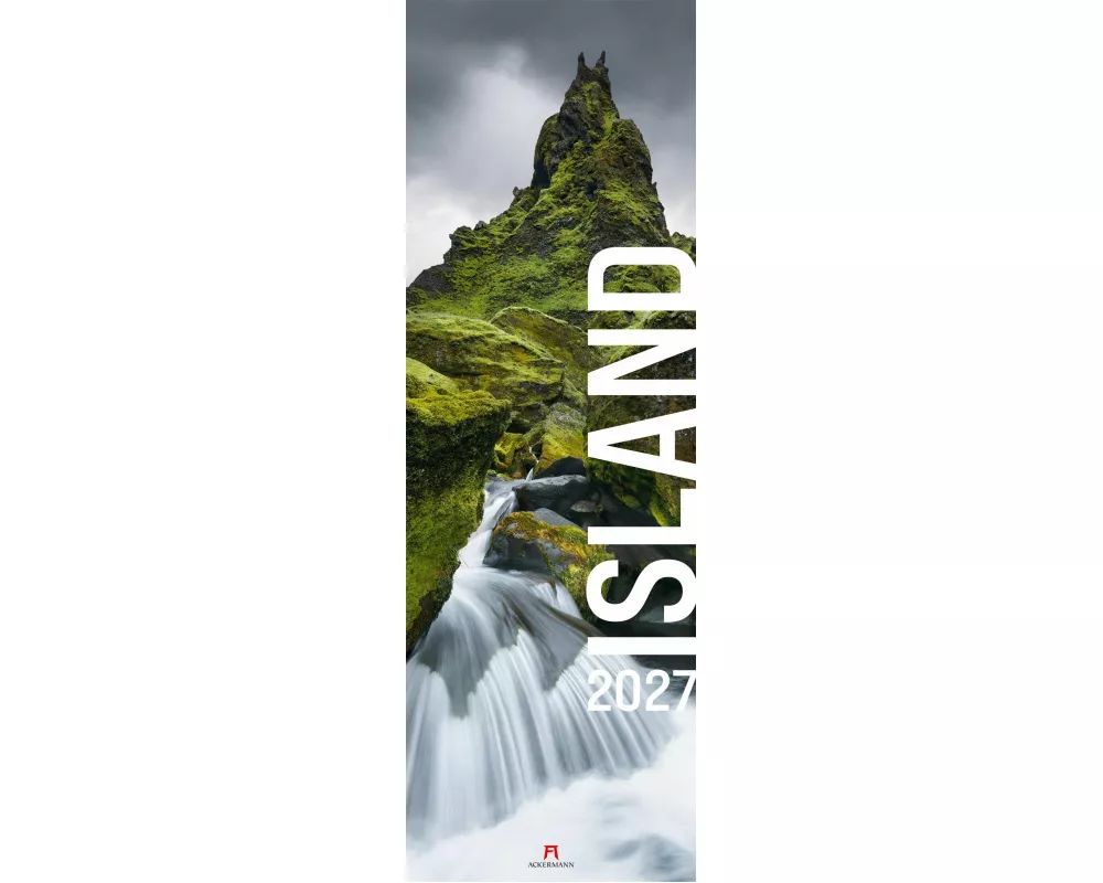 Island Vertikal Kalender 2027