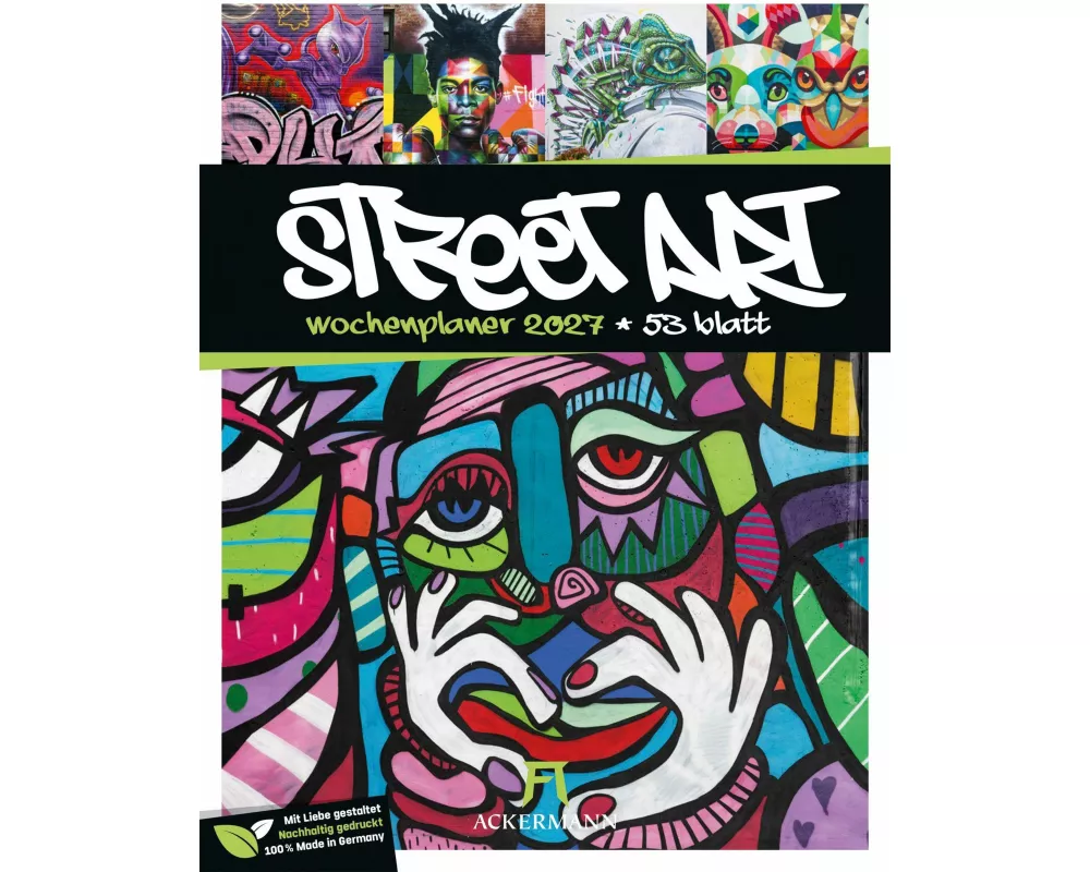 Street Art Wochenplaner Kalender 2027