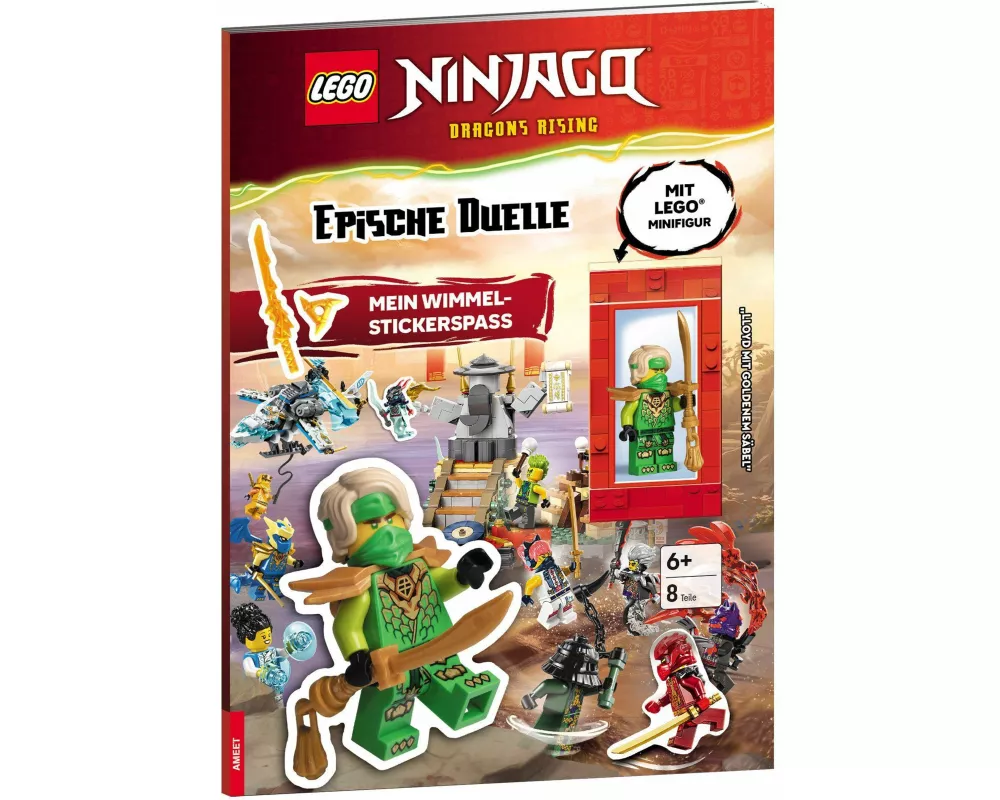 LEGO NINJAGO - Epische Duelle - Mein Wimmel-Stickerspaß