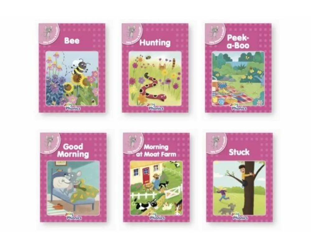 Jolly Phonics Pink Readers Inky Mouse & Friends