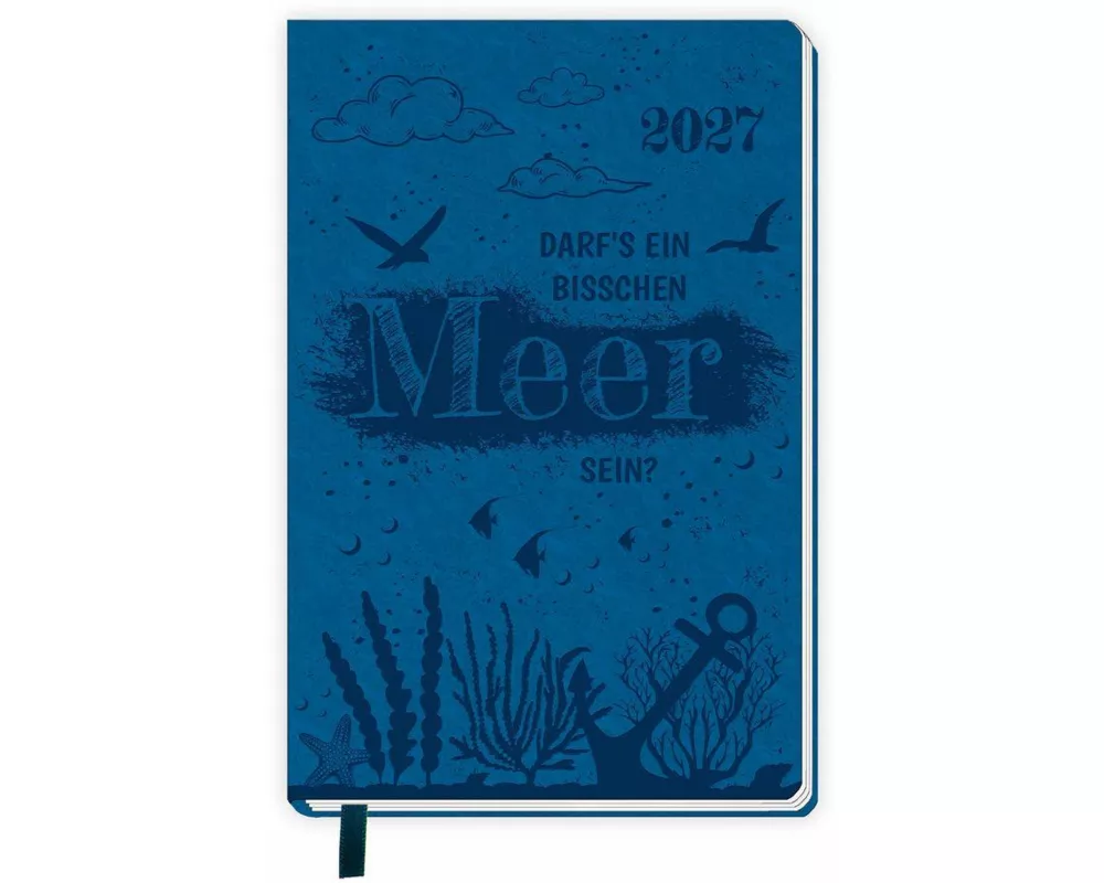TRÖTSCH - Taschenkalender A7 Soft Touch Maritim 2027
