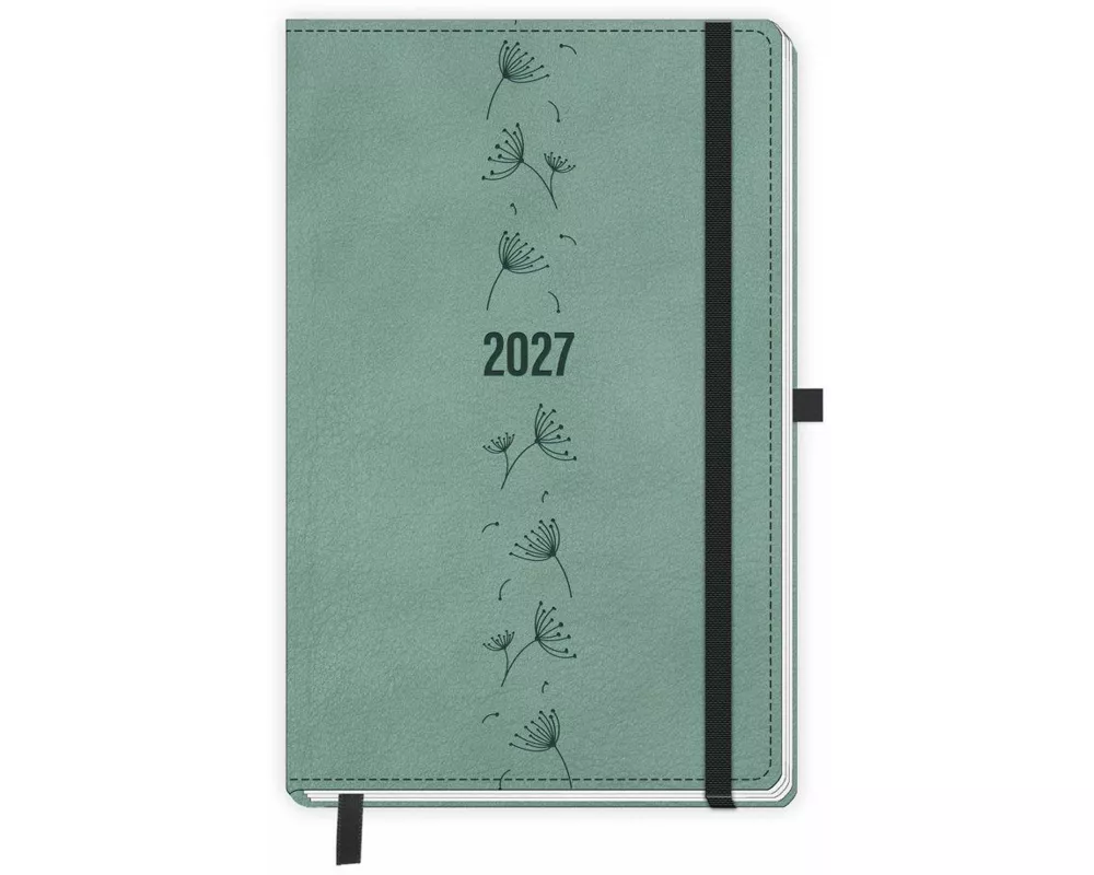 TRÖTSCH - Taschenkalender A6 Soft Touch Premium Aquamarin 2027