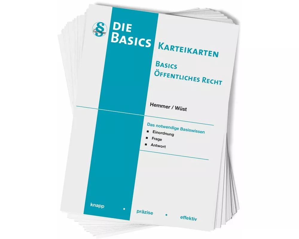 Karteikarten Basics - Öffentliches Recht